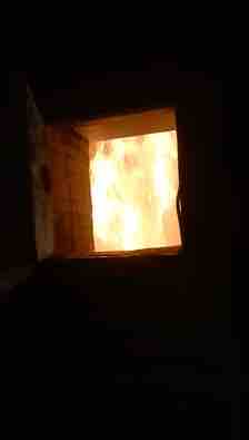 
燃燒機工作火焰